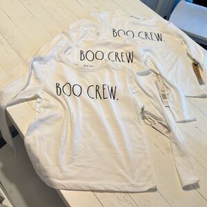 Rae Dunn BOO CREW  T-shirt brand new with tags
